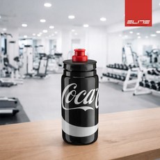 엘리트 플라이 코카콜라 자전거 물통 스포츠 물병 공식수입사, 1개, 블랙, 550ml