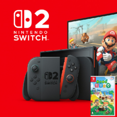 닌텐도 스위치2 본체 마리오카트 월드, 한국발매판 스위치2마리오카트월드세트+동물의숲게임팩