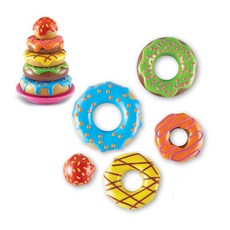 2세 소근육 집중력 도넛 링쌓기 장난감 EQ장난감 블럭 장난감선물 사물이해, 1개, 컬러믹스