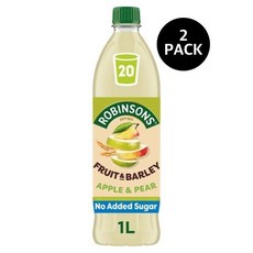로빈슨 비타민 후르츠 보리 사과 페어 스쿼시 Robinsons Fruit Barley with Vitamins Apple Pear Squash, 1L