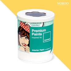 노루페인트 팬톤 내부용 실내벽면 무광 페인트, 130850AspenGold, 1L, 1개