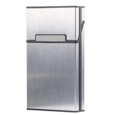 자석 담배케이스 방수 담배갑 커버 홀더 가리개 슬림 덮개, 06슬림담배케이스실버