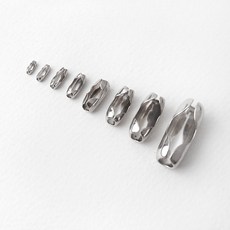 비즈아이 [8-323]써지컬스틸 땅콩캡 군번 1.5~8mm용 8사이즈 무도금 1개