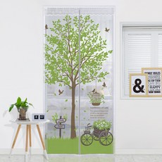 다샵 일체형 자석 모기장, 그린향기