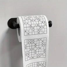 쓸데없는 친구 선물 스도쿠휴지 화장실 두루마리 롤 화장지 휴지 티슈 집들이 선물 소품 쓸모없는 합격 선물, 스도쿠 휴지