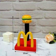 리빙온도 슈퍼마리오 디스펜서 핸드워시 인테리어 도자기 욕실 샴푸통 공병 소품, 1개, C. 미키 휴지 걸이 짧은 버전