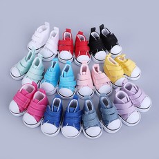 짱패브릭 두줄벨크로캔버스 솜뭉치인형 아이돌인형 캔버스, 블랙, 1개