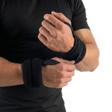 에코리즈 무게 고정형 손목 중량 밴드 2p, 블랙, 1kg