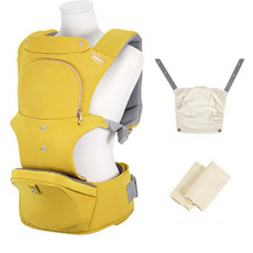 시크 픽미 힙시트 캐리어 + 침받이 + 슬리핑후드, 시트러스