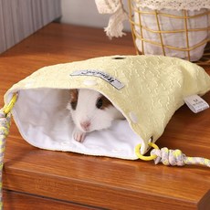 산책 하우스 나들이 수납포켓 백 작은 다람쥐 점 야외활동 16842EA 1(ea), 노랑