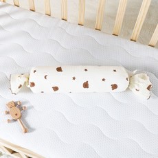 DIU 嬰兒寶寶糖果抱枕純棉紗布枕頭可拆洗防側偏磕碰牀擋寶寶哄睡神器, 星月熊