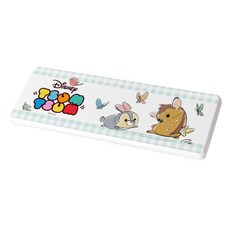 迪士尼 Disney tusmtusm 硬式珪藻土洗漱墊 24x8 米奇 瑪麗貓 唐老鴨 小鹿斑比, 1個, 蝴蝶斑比(橫)