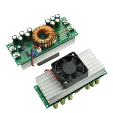 호환 DC 컨버터 벅 스텝 다운 전원 공급 장치 모듈 방열판 포함 15-90V OUT 2.5-72V 1200W 30A 1500W 50A, 02 1500W 50A