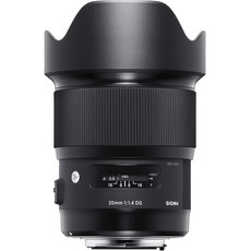 시그마 광각렌즈 A 20mm F1.4 DG HSM 캐논마운트용