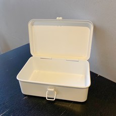 鐵製收納箱 白色