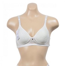 소곳 플라워 망사 자수 데일리 풀컵 몰드 노와이어 B컵 브라