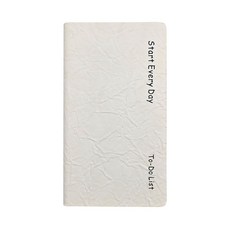 미래마켓 데일리 수첩 노트 체크리스트 1+1, 화이트, 2개, 100매