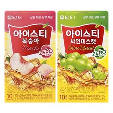 담터 제로슈가 아이스티 복숭아 + 샤인머스캣