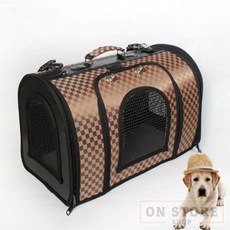 [ON디자인] 투스백 바둑무늬 애견켄넬