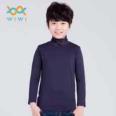 溫灸刷毛高領發熱衣(湛海藍 童100-150)0.82遠紅外線 迅速升溫 加倍刷毛 3效熱感 輕薄顯瘦