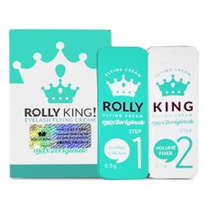 롤리킹 아이래쉬 플라잉 크림 속눈썹펌 세트, 1개