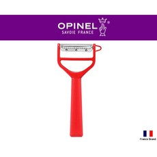 Opinel T-DUO 兩用刨絲器 削皮器 Polymer握柄, 紅色, 1個