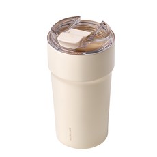 락앤락 메트로카페 세라믹 텀블러, 바닐라라떼, 400ml, 1개