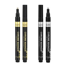 프라모델 크롬 마커펜 메탈 도색펜 리퀴드 크롬마커 1mm, 골드