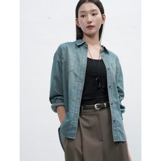 매장정품 제너럴아이디어 워시드 데님 셔츠 [LIGHT BLUE] WBE3L03511