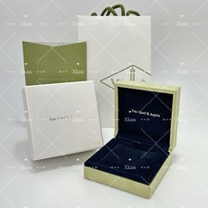 수입 고급 주얼리 케이스 반클리프상자 호환용 목걸이 반지 팔찌 상자, 1개, 3. 목걸이 포장 박스 세트