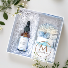 Floral M 精油擴香花禮盒，幽藍，含30ml 精油, 1組, 四季春