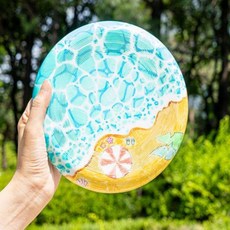 원반부메랑 20CM 원반그리기 원반놀이 원반색칠놀이 플라잉원반 야외놀이, 원반부메랑 KBMK