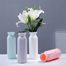 올데이 플라스틱 화병 식탁화병, 그레이
