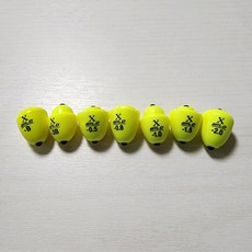 우레탄 수중찌 형광 바다낚시 찌 쿠션수중찌, 1개, 2.0