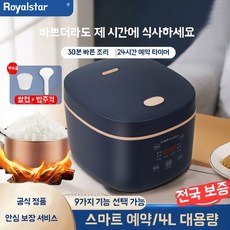 여행용 1인밥솥 전기 밥솥 24V 2V 보온 220V 캠핑용, P. 블루 인텔리전트 4L