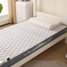 日本TUTOGO 單人床墊 186cm*90cm*5cm 3尺床墊 乳膠床墊 學生床墊 宿舍床墊 上下鋪床墊 加厚墊子, 灰色, 5cm