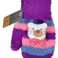 겨울 보온 필수 아동 베어 장갑 털 방한 아이hoo4+4BHC