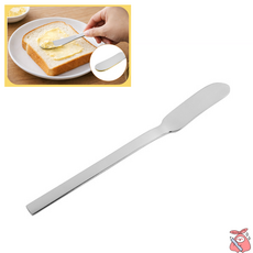 해피J보따리 국내산 유광 스텐 버터나이프 18.5cm 일자형 잼숟가락 버터칼 잼바르는칼, 1개, 상세페이지 참조, 스테인리스
