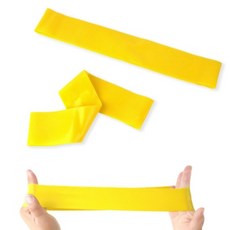 [GE가은스토어] 스트레칭밴드 노랑 0.7mm 스포츠밴드 스트레칭로프 고무밴드