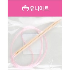 손뜨개 니트작업 목재 우드 뜨개질 대바늘 3.5mm