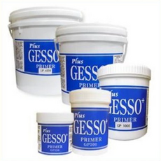 홀아트 플러스 젯소 250ml 500ml 1000ml 2000ml 4000ml 유화 아크릴 밑칠용 / 옵션선택, 1L