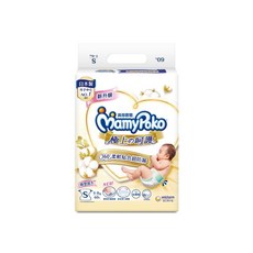 MamyPoko 極上の呵護 嬰兒紙尿褲 日本製 360°柔軟貼合超防漏, 白色, 60個