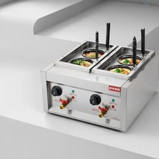 해면기 냉면삶는기계 업소용 면삶기 삶는 식당 4구 국수, D. 신형 이중 국수솥 2kW