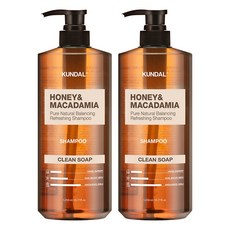쿤달 네이처샴푸 클린솝향, 1.058L, 2개