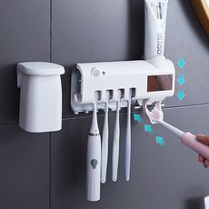 칫솔 살균기 소독기 버튼식 UV 살균 칫솔꽂이 P340, 단품, 단품