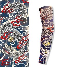 문신 팔토시, 1세트, 청룡