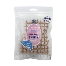 亨利口袋原肉凍乾曲奇餅 60g 天使貓凍乾 犬貓通用 貓零食 狗零食, 1個, 健康油鮪魚(粉)40g