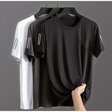1+1+1 남성 아이스 냉감 반팔티 쿨링 라운드티 운동 등산 여름 반팔 티셔츠