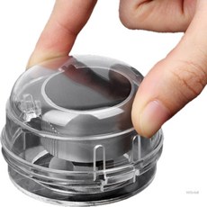 WSMall 가스레인지 레버 보호캡 마개, 1개, 투명