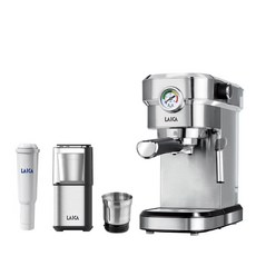 LAICA 萊卡 職人義式咖啡機及研磨機組合 HI8101 HI8110I 歐洲品牌 義式設計, 無